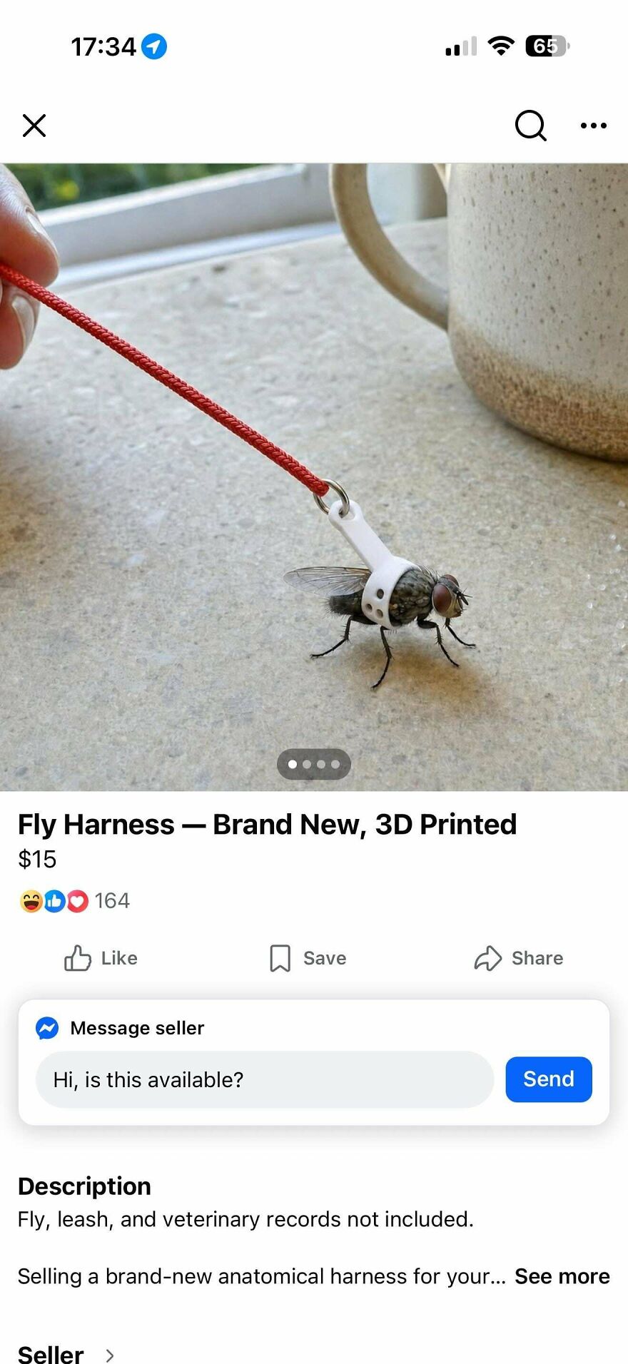 Thought This Belonged Here: Fly Harness