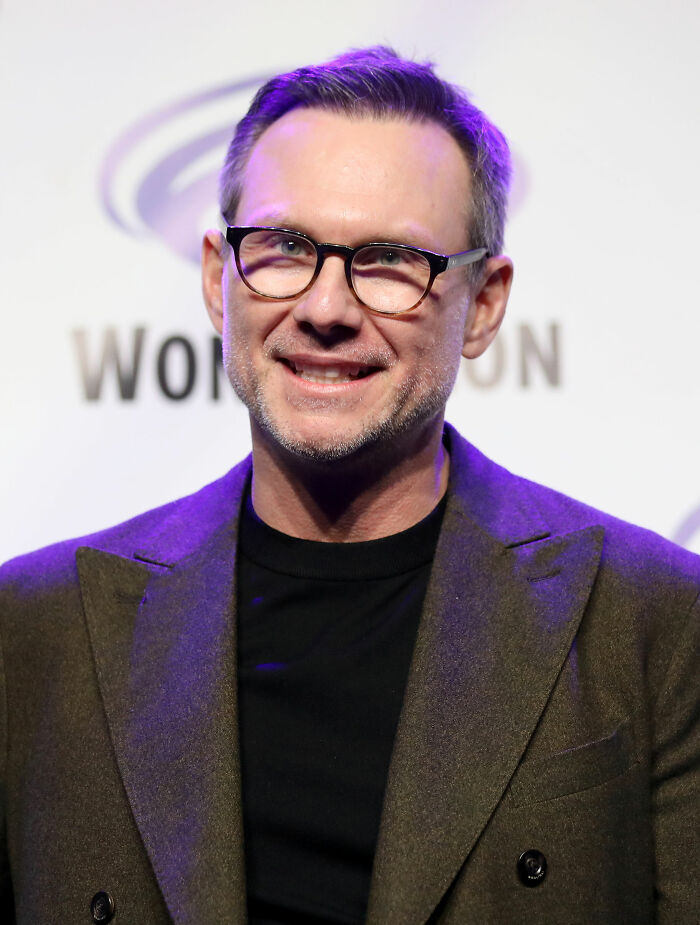American Actor and Producer Christian Slater, 57