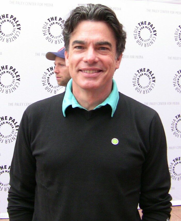 A smiling Peter Gallagher, actor, with a vibrant career, at The Paley Center for Media event.