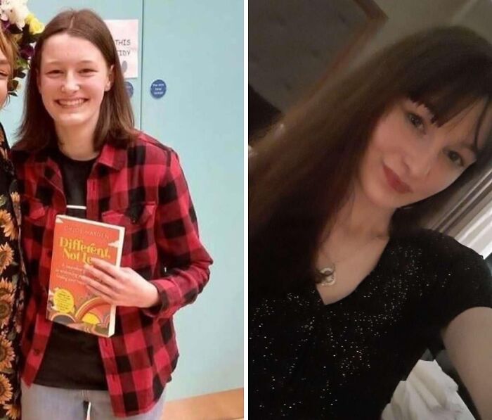 A girl undergoing an incredible transformation from a shy 'ugly duckling' to a confident young woman.