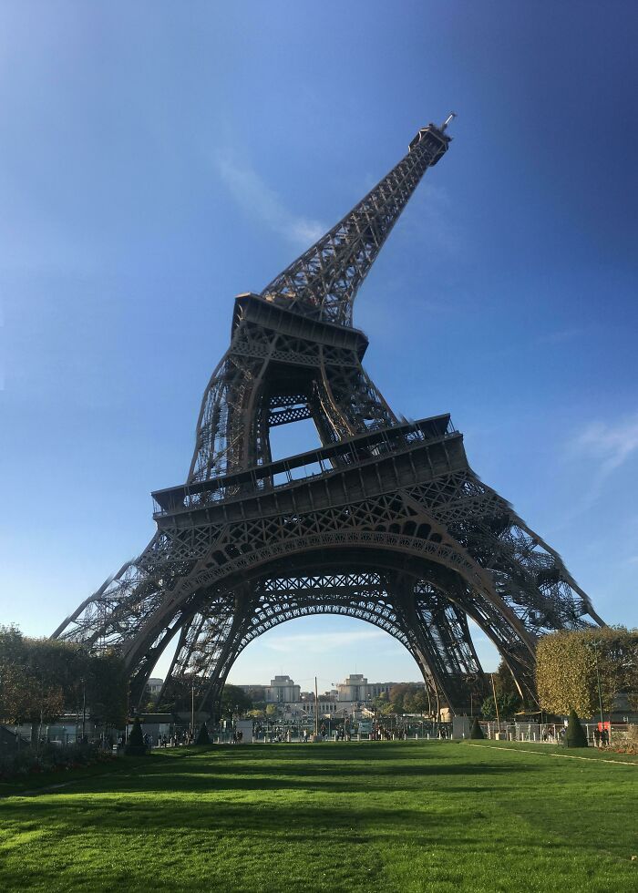 A photo of the Eiffel Tower, the trips didn't go as planned