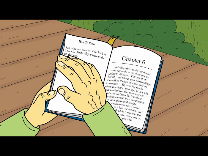 An open book titled How To Relax, depicting found hope for relaxation with internet's magic.