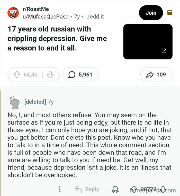 A thoughtful response to a post about depression, highlighting hall of fame comments.
