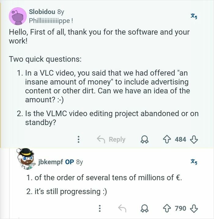 Reddit comments on a question about an insane amount of money offered for ads, a Hall of Fame response.