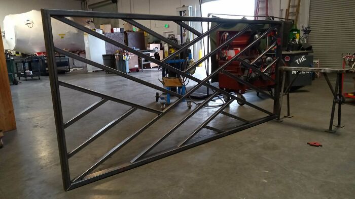 I'm A Millwright Apprentice. My Boss Asked For A Gate And I Wanted To Be Creative With It. Took About 10 Hours