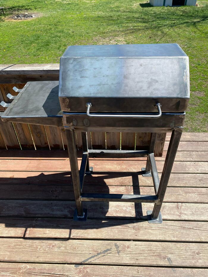 Wanted To Share My Grill I Made For My Welding School We Got To Take Home
