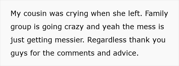32YO Thinks That Being Gay Is His License To Be Rude To Bro's In-Laws, Gets Snubbed By 17YO Cousin 32YO Thinks That Being Gay Is His License To Be Rude To Bro's In-Laws, Gets Snubbed By 17YO Cousin