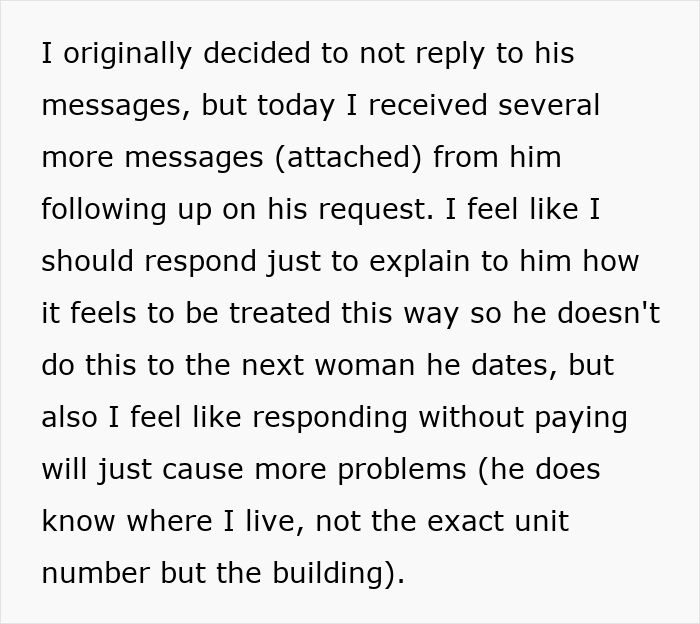 Woman Is Disgusted By Man’s Behavior After She Ended Things As She Realized His True Expectations Woman Is Disgusted By Man’s Behavior After She Ended Things As She Realized His True Expectations
