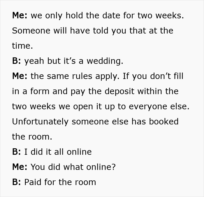 Bride Comes In To Pay For Wedding One Day Before Getting Married, Surprised They Kick Her Out Bride Comes In To Pay For Wedding One Day Before Getting Married, Surprised They Kick Her Out