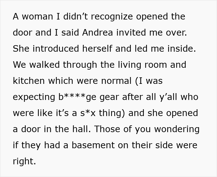 25YO Suspicious Of Neighbors’ Creepy Silent Gatherings, Gets Invited To One In Their Basement 25YO Suspicious Of Neighbors’ Creepy Silent Gatherings, Gets Invited To One In Their Basement