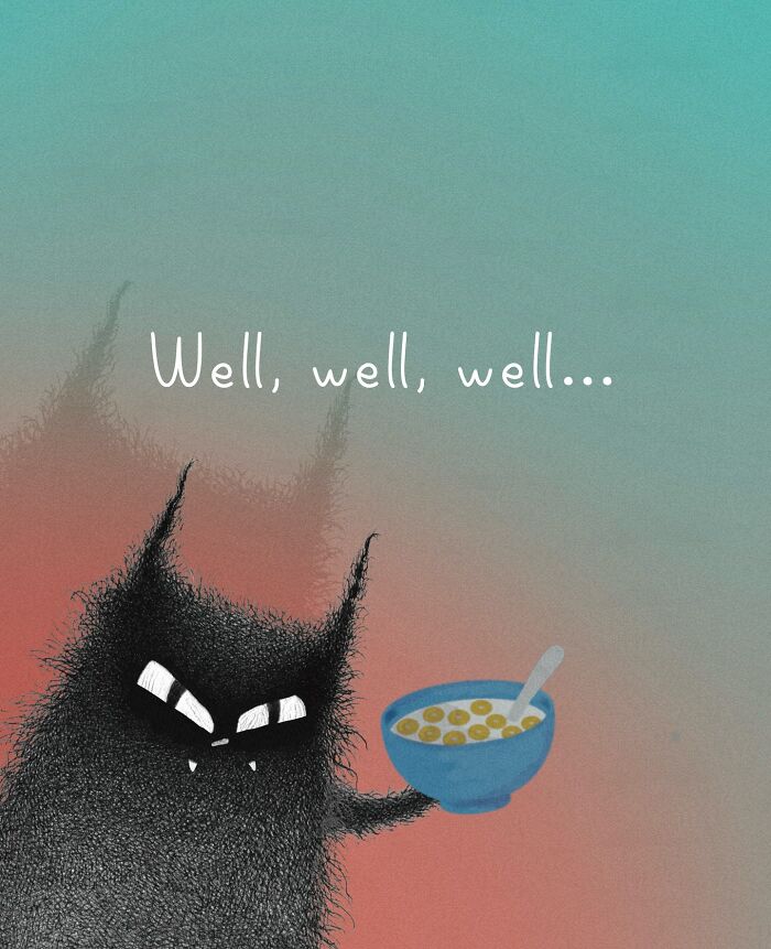 Illustration of a cat, partially visible, with an expression of bringing something, showcasing cat behavior.