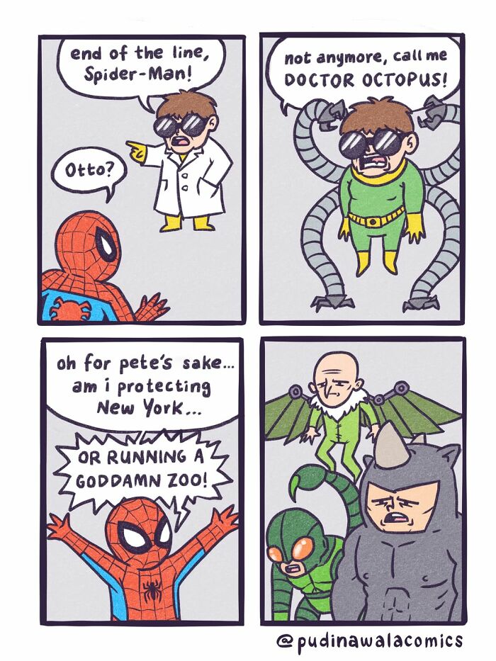 20 Comics That Put Familiar Characters In Unexpectedly Hilarious Situations (New Pics)