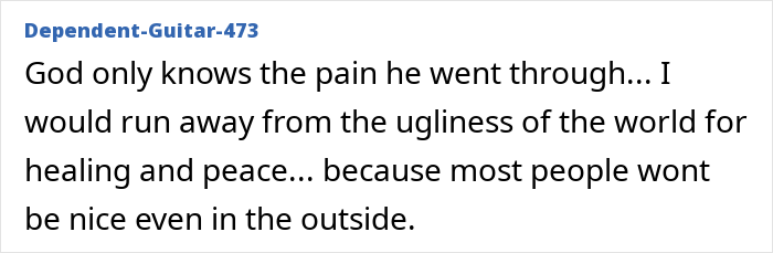 A comment on the pain of 37 years in prison for a crime he didn’t commit, with DNA breakthrough.