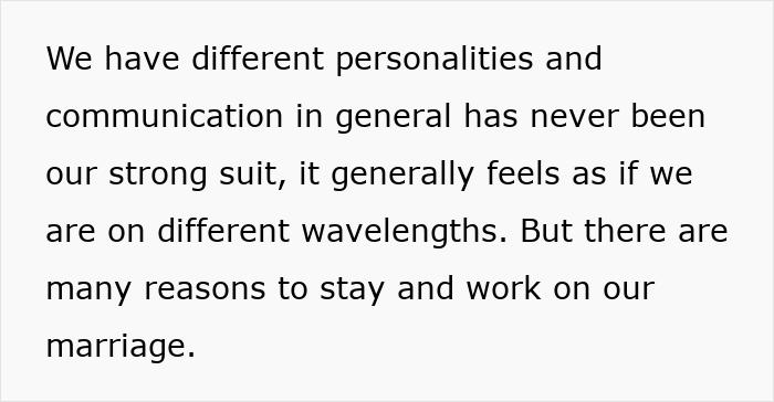 Wife says her hubby's questions put her on edge. Couple has different personalities but will work on their marriage. Wife says her hubby's questions put her on edge. Couple has different personalities but will work on their marriage.