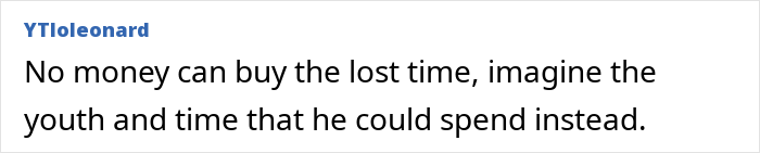 A comment reflects on the lost time after 37 years in prison for a crime he didn’t commit, due to DNA breakthrough.