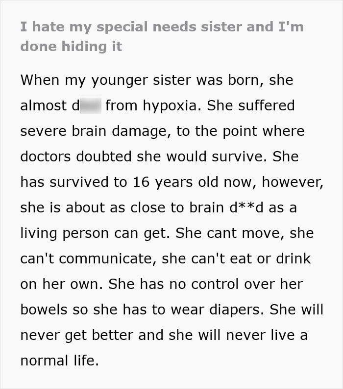Guy Rejects “Forever Caretaker” Role For Special Needs Sister, Comes Home To A Heartbreaking Scene Guy Rejects “Forever Caretaker” Role For Special Needs Sister, Comes Home To A Heartbreaking Scene