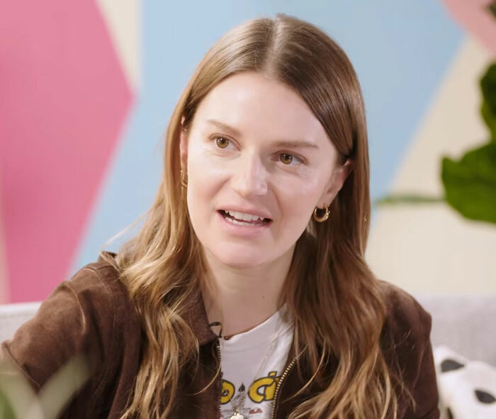Close-up of the Black Mirror director, looking away while discussing her brutal response to the Harry Potter series.