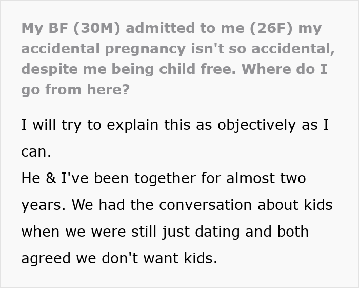 Woman Never Wanted Kids But Gets Pregnant, BF Tells A Secret In Frustration That Shatters Her Woman Never Wanted Kids But Gets Pregnant, BF Tells A Secret In Frustration That Shatters Her