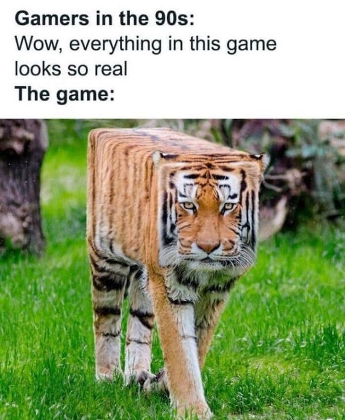 Gamers in the 90s playing games with blocky graphics, a pure nostalgia gem from Saturday mornings.