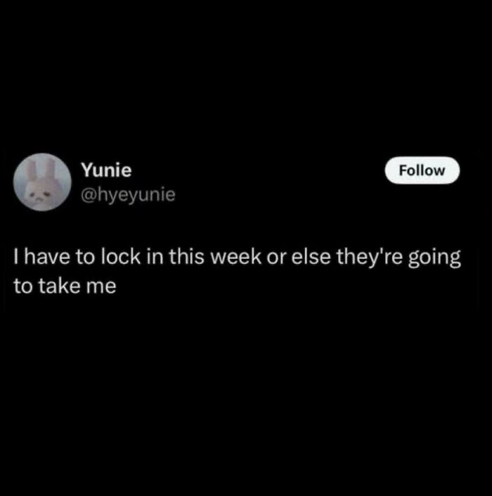 Serotonin meme: a tweet about locking in this week, a humorous relatable image for comfort.