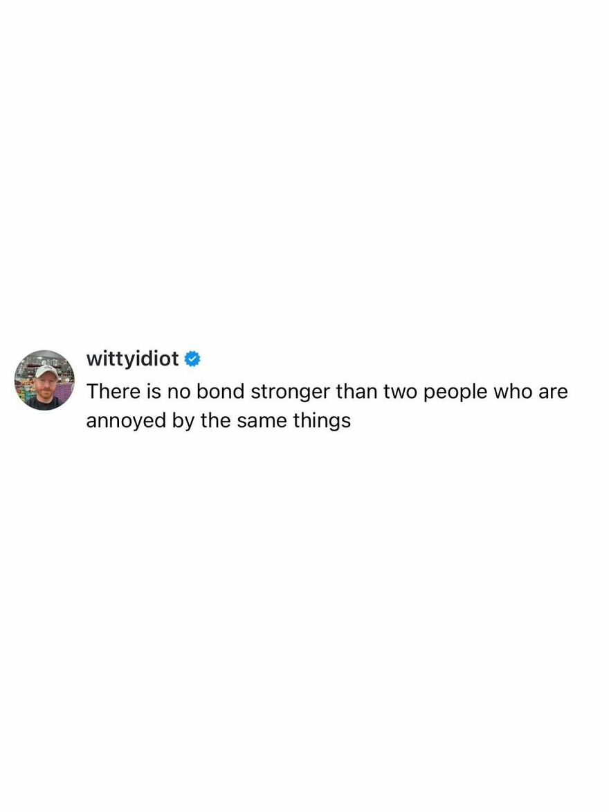 A comedian shares a hilariously unfiltered take on life about the strongest bond between two people.