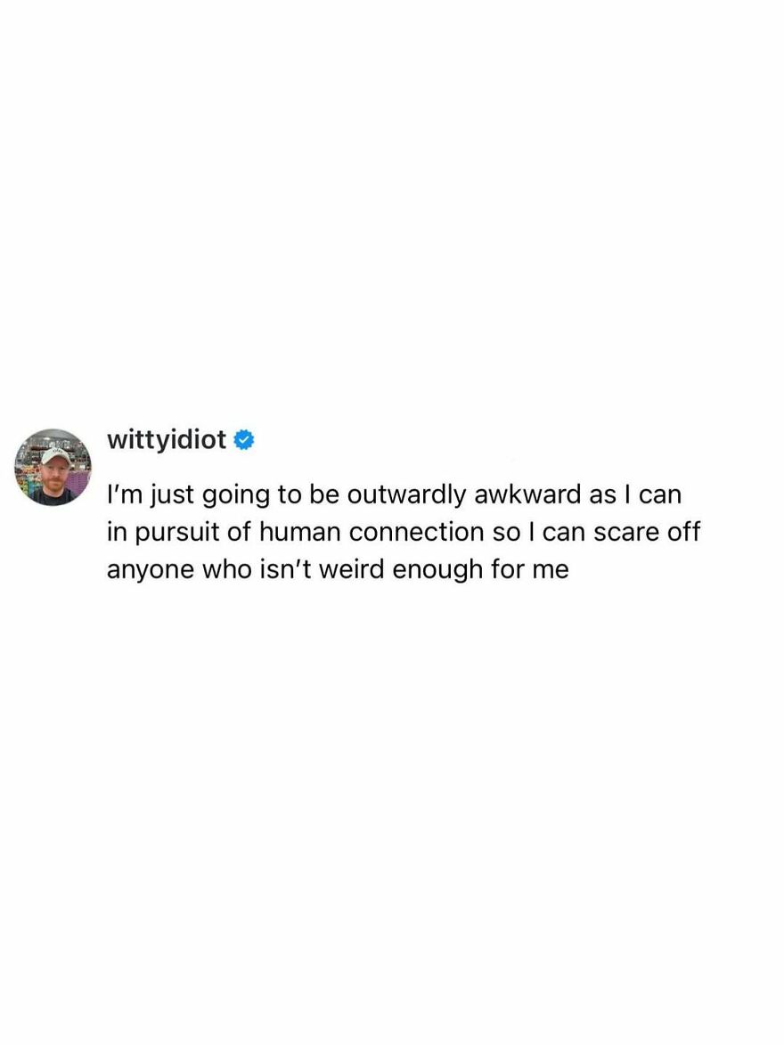 Comedian wittyidiot shares hilariously unfiltered takes on life about being outwardly awkward in pursuit of human connection.