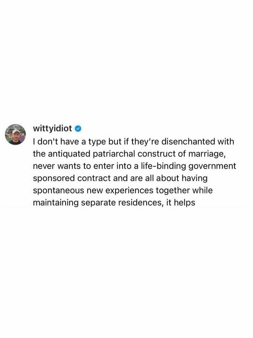 A hilariously unfiltered take on modern relationships and marriage by comedian wittyidiot.