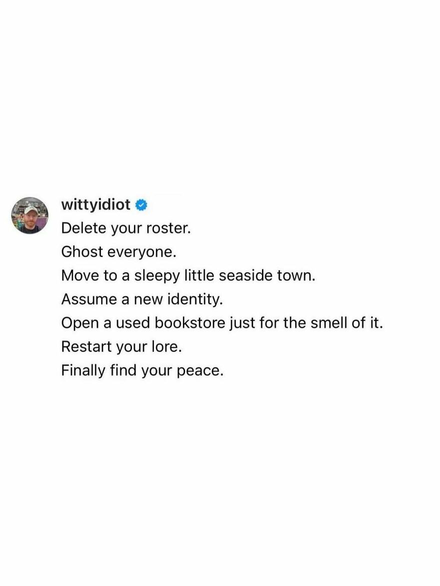 A hilariously unfiltered take on life: wittyidiot's post on finding peace in a seaside town and new identity.