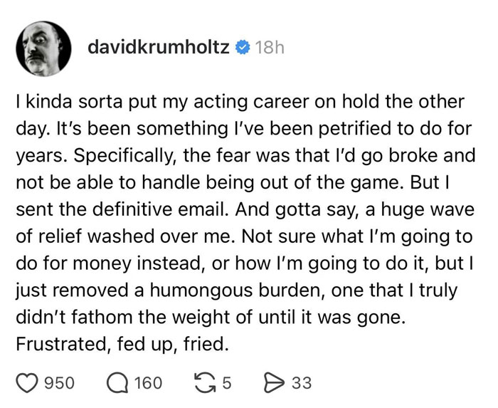 ‘Fed Up’ A-List Actor Announces Break From Hollywood After Starring In Massive 2026 Box Office Disaster ‘Fed Up’ A-List Actor Announces Break From Hollywood After Starring In Massive 2026 Box Office Disaster