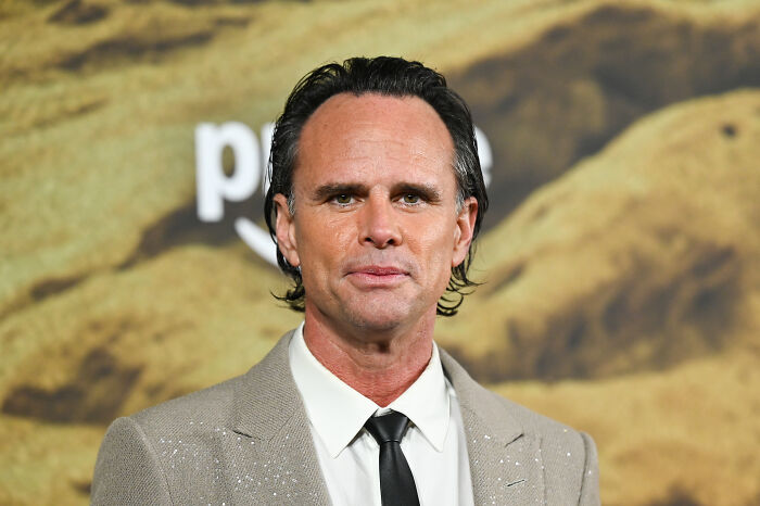TV star Walton Goggins attends an event, facing backlash from fans for his bizarre 84-episode flex.