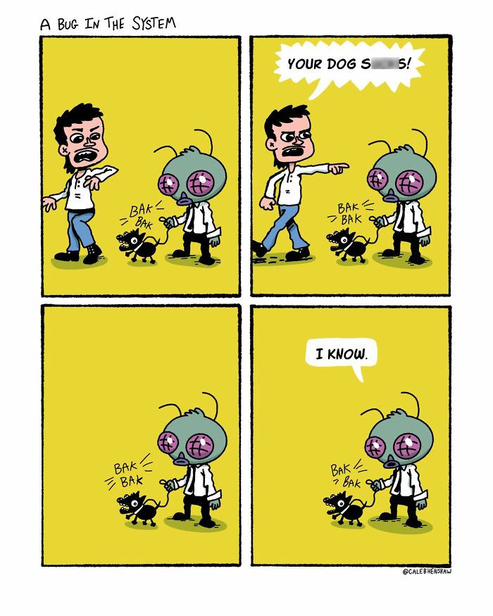 I Love Dark Humor, And These 24 Comics By Caleb Henshaw Caught Me Completely Off Guard