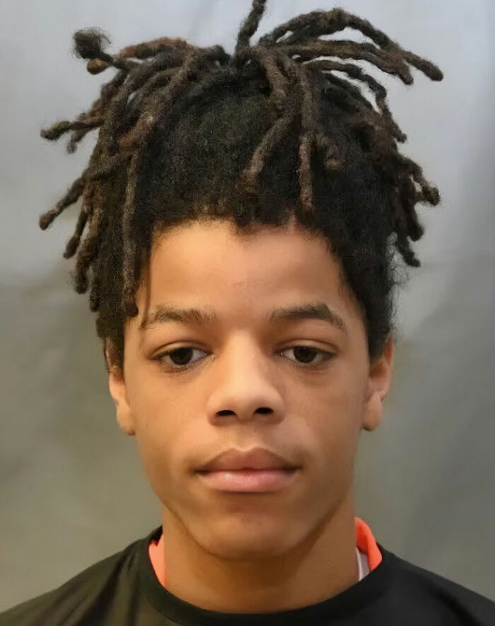A 15-year-old boy with dreadlocks, facing 100 years in prison. A 15-year-old boy with dreadlocks, facing 100 years in prison.