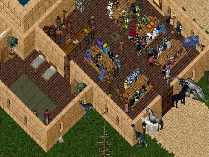 An aerial view of a vibrant medieval town, showcasing dumb reasons couples divorce.