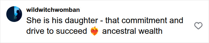 A social media comment from wildwitchwomban, describing Paris Jackson as his daughter and ancestral wealth. A social media comment from wildwitchwomban, describing Paris Jackson as his daughter and ancestral wealth.