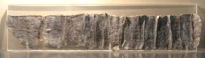 The Pella Curse Tablet, 4th Century Bce, Archaeological Museum Of Pella, Greece