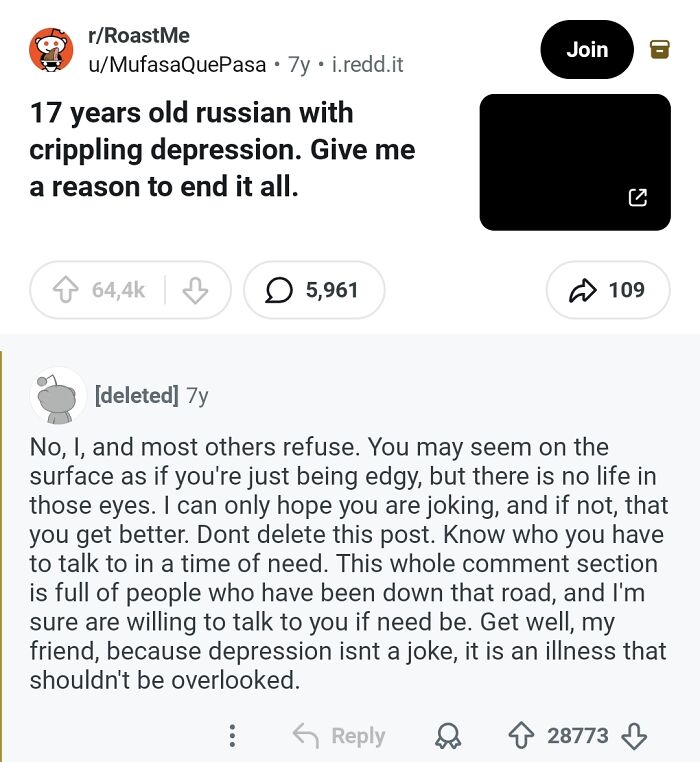 A thoughtful response to a post about depression, highlighting hall of fame comments.