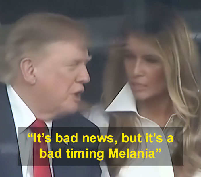 Lip reader decodes a heated exchange between Melania and Donald Trump at IndyCar event. Lip reader decodes a heated exchange between Melania and Donald Trump at IndyCar event.