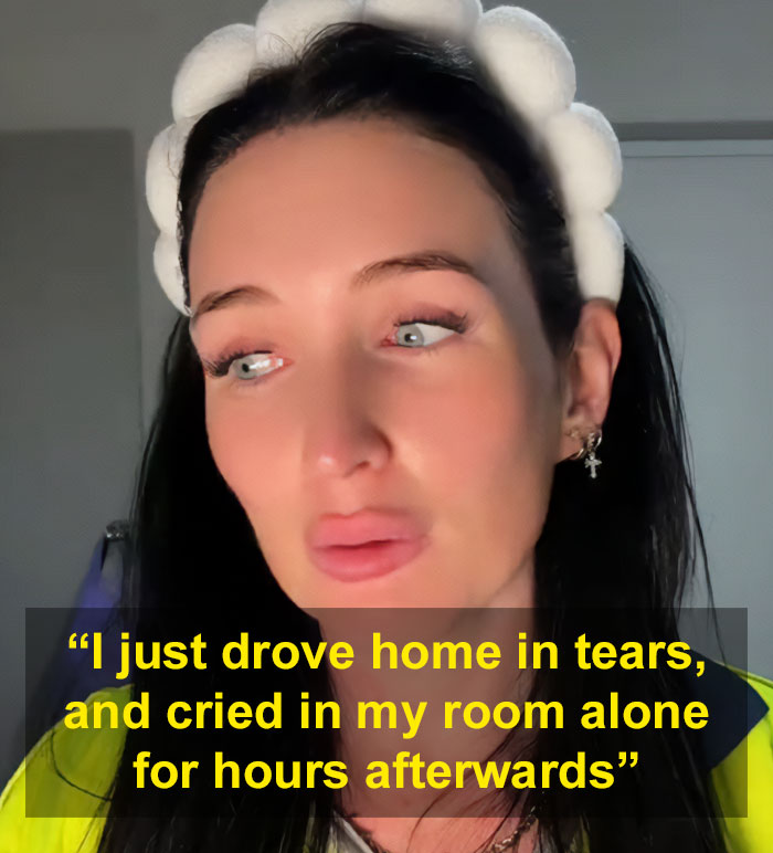 A devastated mom revealing a humiliating moment, crying after trying to make new friends. A devastated mom revealing a humiliating moment, crying after trying to make new friends.