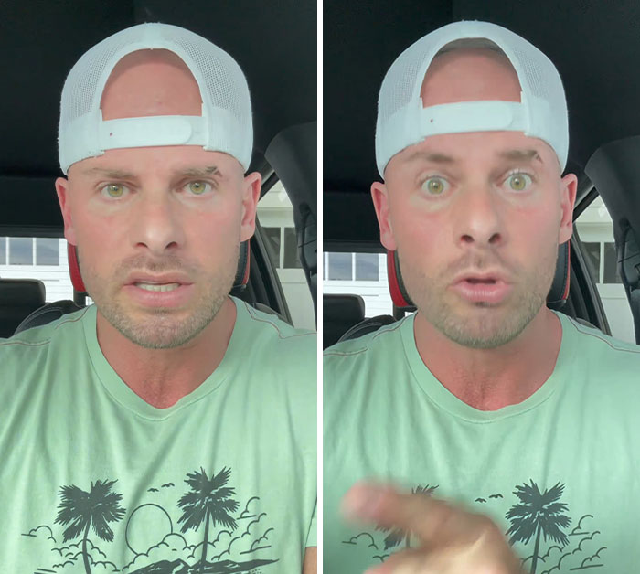 Joey Swoll speaking directly to the camera, intervening in a dispute with an influencer shaming people in public. Joey Swoll speaking directly to the camera, intervening in a dispute with an influencer shaming people in public.