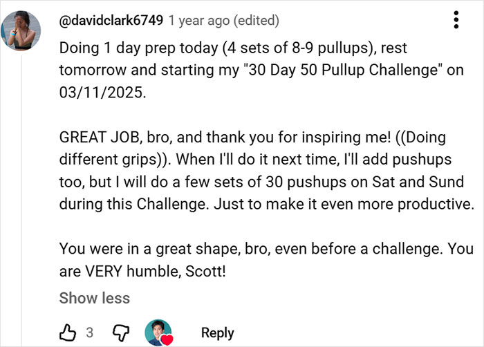 YouTuber Does 50 Pull-Ups And 100 Push-Ups Daily For A Month, Discovers His Real Limit The Hard Way YouTuber Does 50 Pull-Ups And 100 Push-Ups Daily For A Month, Discovers His Real Limit The Hard Way