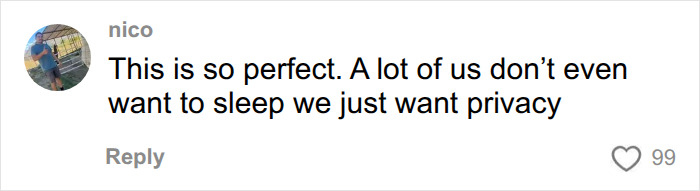 A comment praising the futuristic sleeping pods in a Chinese airport for offering privacy to travelers. A comment praising the futuristic sleeping pods in a Chinese airport for offering privacy to travelers.