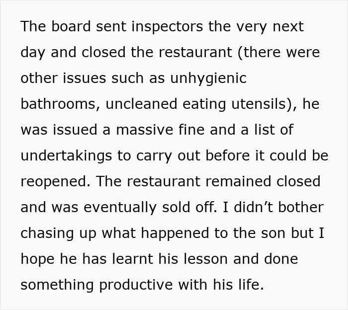 New Boss Cuts Costs By Reusing Customers' Leftovers, Veteran Employee Makes Sure Authorities Know New Boss Cuts Costs By Reusing Customers' Leftovers, Veteran Employee Makes Sure Authorities Know