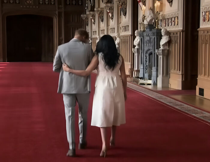 Prince Harry and Meghan Markle walk arm-in-arm, fueling scandalous theories about their move to UK. Prince Harry and Meghan Markle walk arm-in-arm, fueling scandalous theories about their move to UK.