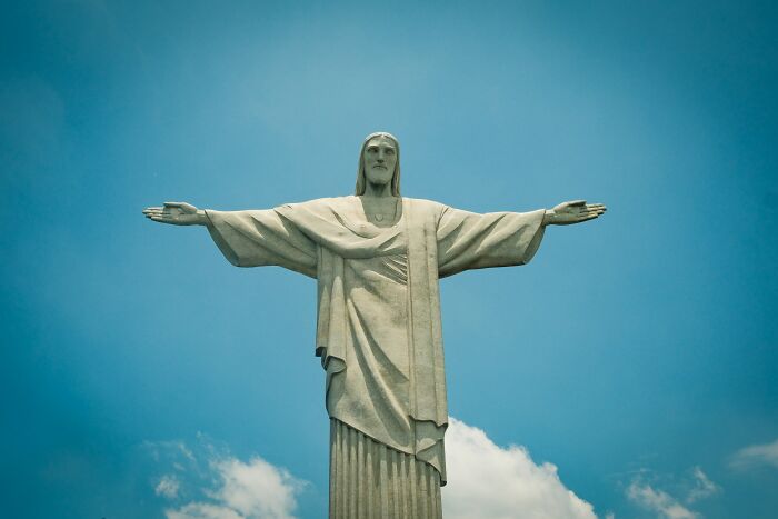 Absurd American questions: the iconic Christ the Redeemer statue in Rio de Janeiro.