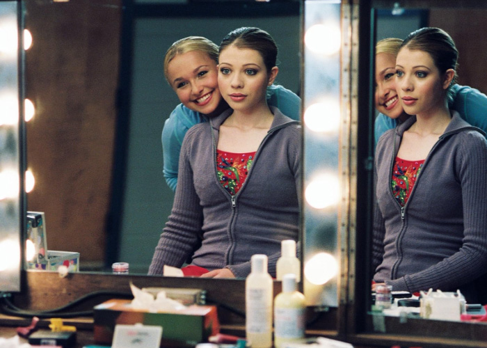 Hayden Panettiere and Michelle Trachtenberg in a still, highlighting experiences with child stardom. Hayden Panettiere and Michelle Trachtenberg in a still, highlighting experiences with child stardom.