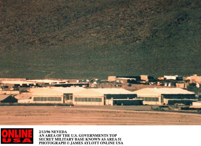 Historical photo of Area 51 buildings in Nevada, a top-secret military base, not for alien or UFO research. Historical photo of Area 51 buildings in Nevada, a top-secret military base, not for alien or UFO research.