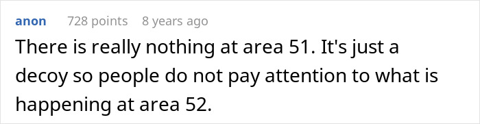 The CIA shares what really happens at Area 51, a decoy to distract from activities at Area 52, not aliens or UFOs. The CIA shares what really happens at Area 51, a decoy to distract from activities at Area 52, not aliens or UFOs.