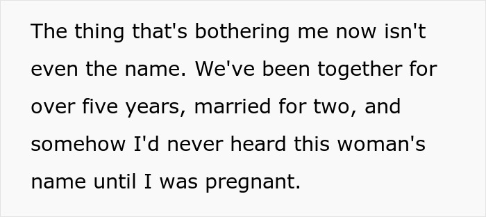 A wife discovers her husband wants their daughter named after his old friend, a woman she never heard of until pregnancy. A wife discovers her husband wants their daughter named after his old friend, a woman she never heard of until pregnancy.