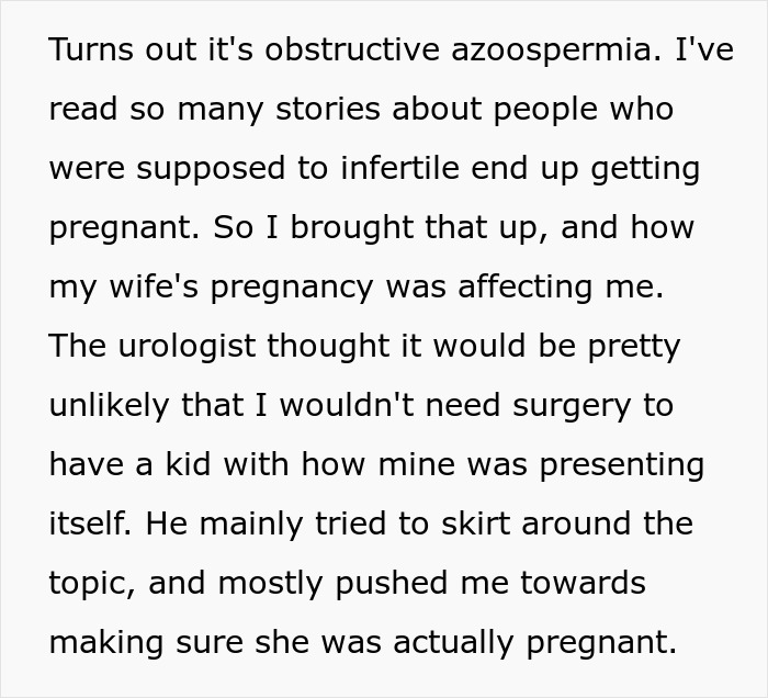 Husband Starts Questioning Everything After Wife Announces Pregnancy: “This Shouldn’t Be Possible” Husband Starts Questioning Everything After Wife Announces Pregnancy: “This Shouldn’t Be Possible”