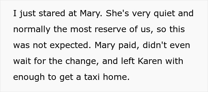 Text about Marys reaction to the half-sister taunting the woman over infertility, then wanting her baby.